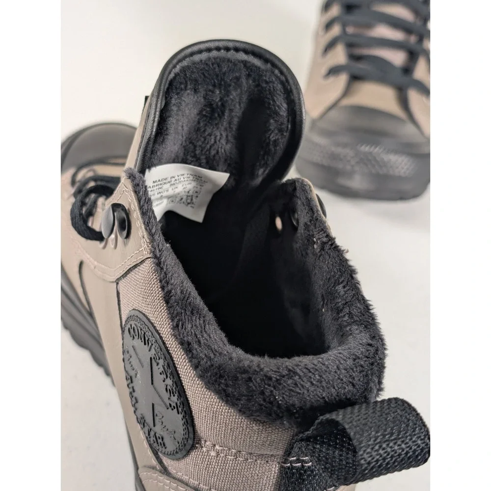 Converse Chuck Taylor Malden Street Boots Mens 7 Taupe Mid Shoes A14619C